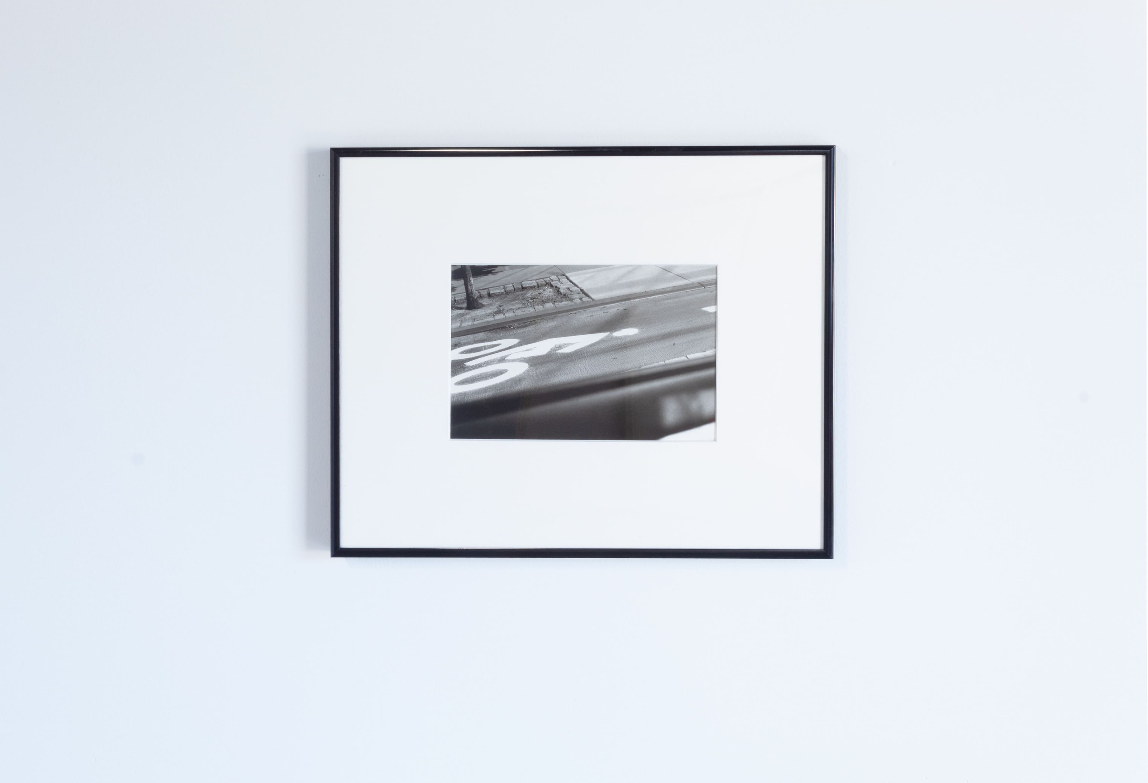 Carter Seddon, Driving, 2024, framed gelatin silver print, 11.25 x 13.75 inches
